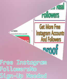 Real instagram followers free